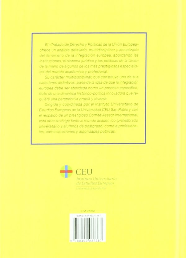 Tratado de Derecho y Políticas de la Unión Europea, Tomo III -42661