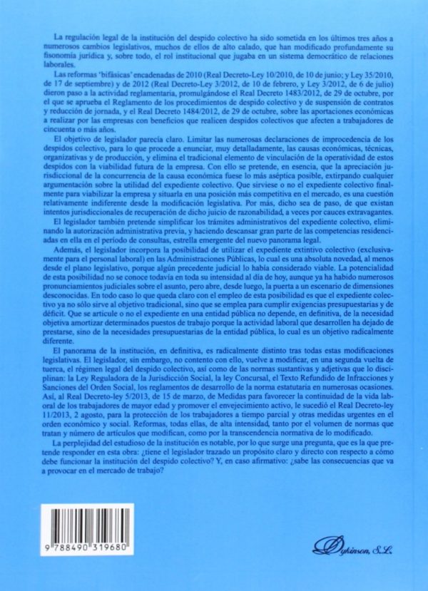 Tres Años de Reforma del Despido Colectivo ¿Ha Conseguido su Propósito de Legislador?-54976