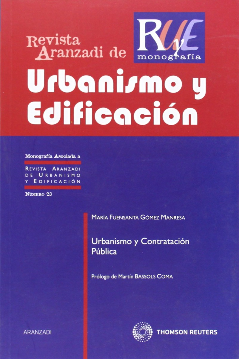 Revista de Urbanismo y Edificación, Número 23. Urbanismo y Contratación Pública-0