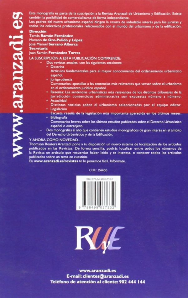 Revista de Urbanismo y Edificación, Número 23. Urbanismo y Contratación Pública-58399