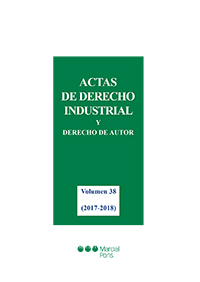 Actas de Derecho Industrial y Derecho de Autor, 38 (2017-18) -0