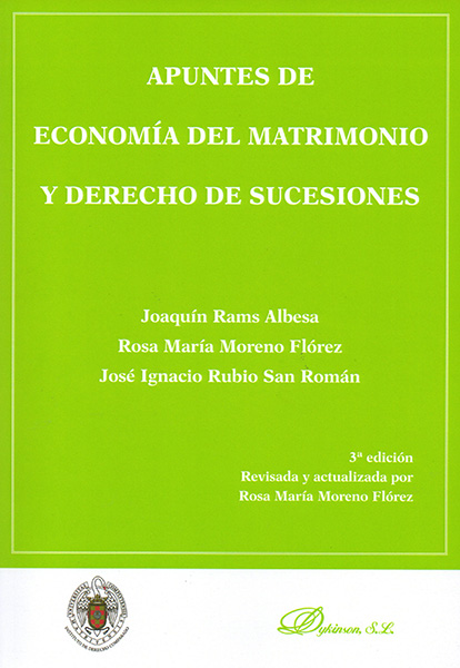 Apuntes de Economía del Matrimonio y Derecho de Sucesiones -0