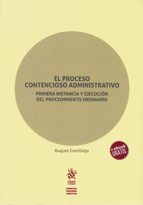 Proceso Contencioso Administrativo. Primera Instancia y Ejecución del Procedimietno Ordinario-0
