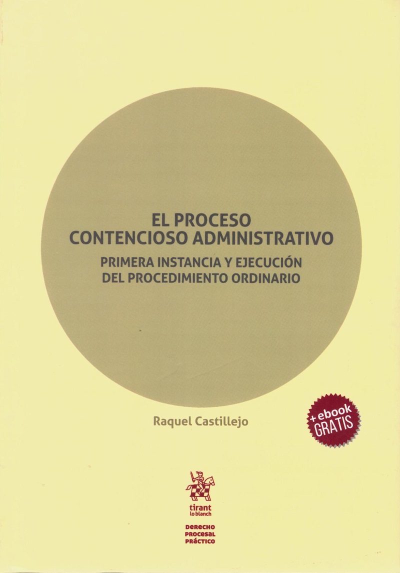 Proceso Contencioso Administrativo. Primera Instancia y Ejecución del Procedimietno Ordinario-0