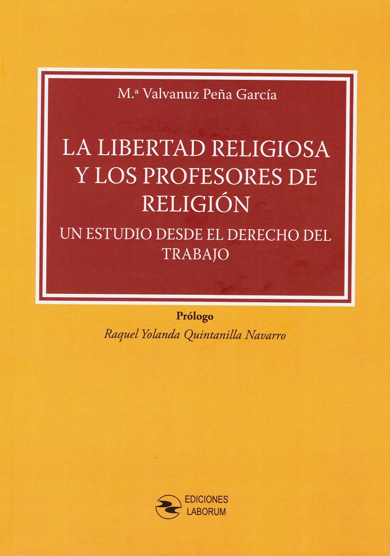 Libertad Religiosa y los Profesores de Religión Un Estudio desde el Derecho del Trabajo-0