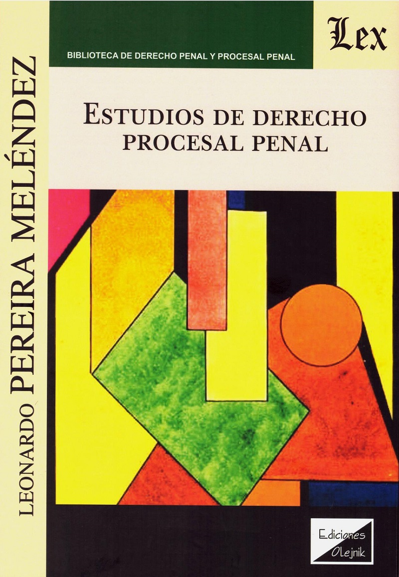 Estudios de Derecho Procesal Penal -0