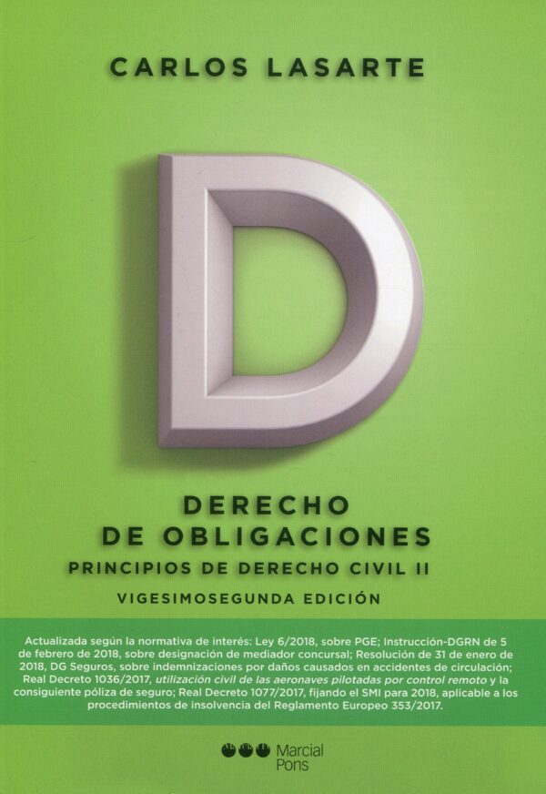 Principios de Derecho civil. Tomo II / 9788491235309