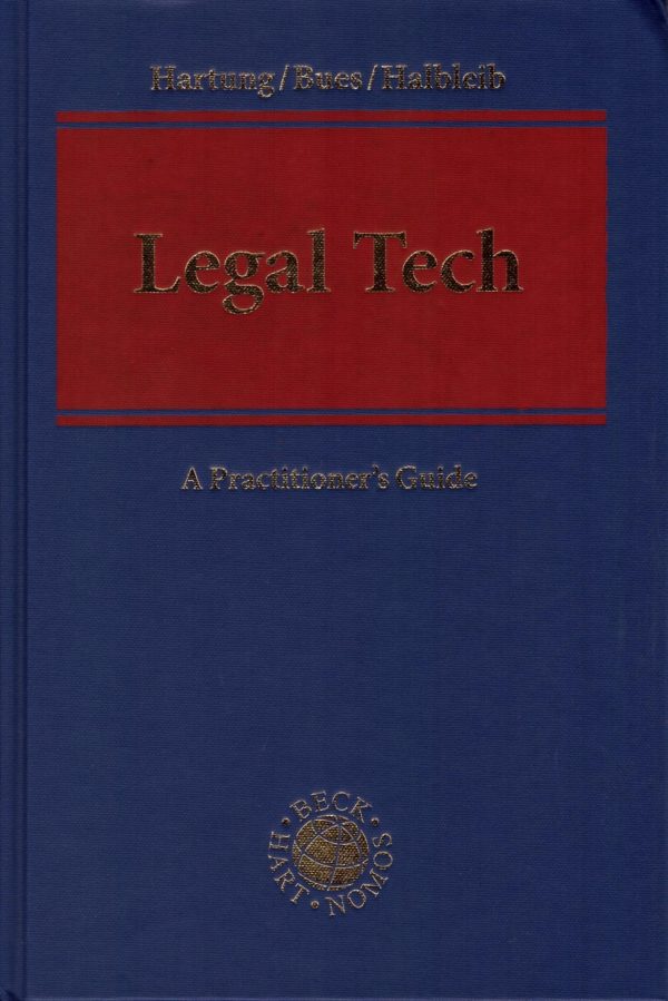 Legal Tech / 9781509926329 / HRTUNG/BUES/HALBLEIB