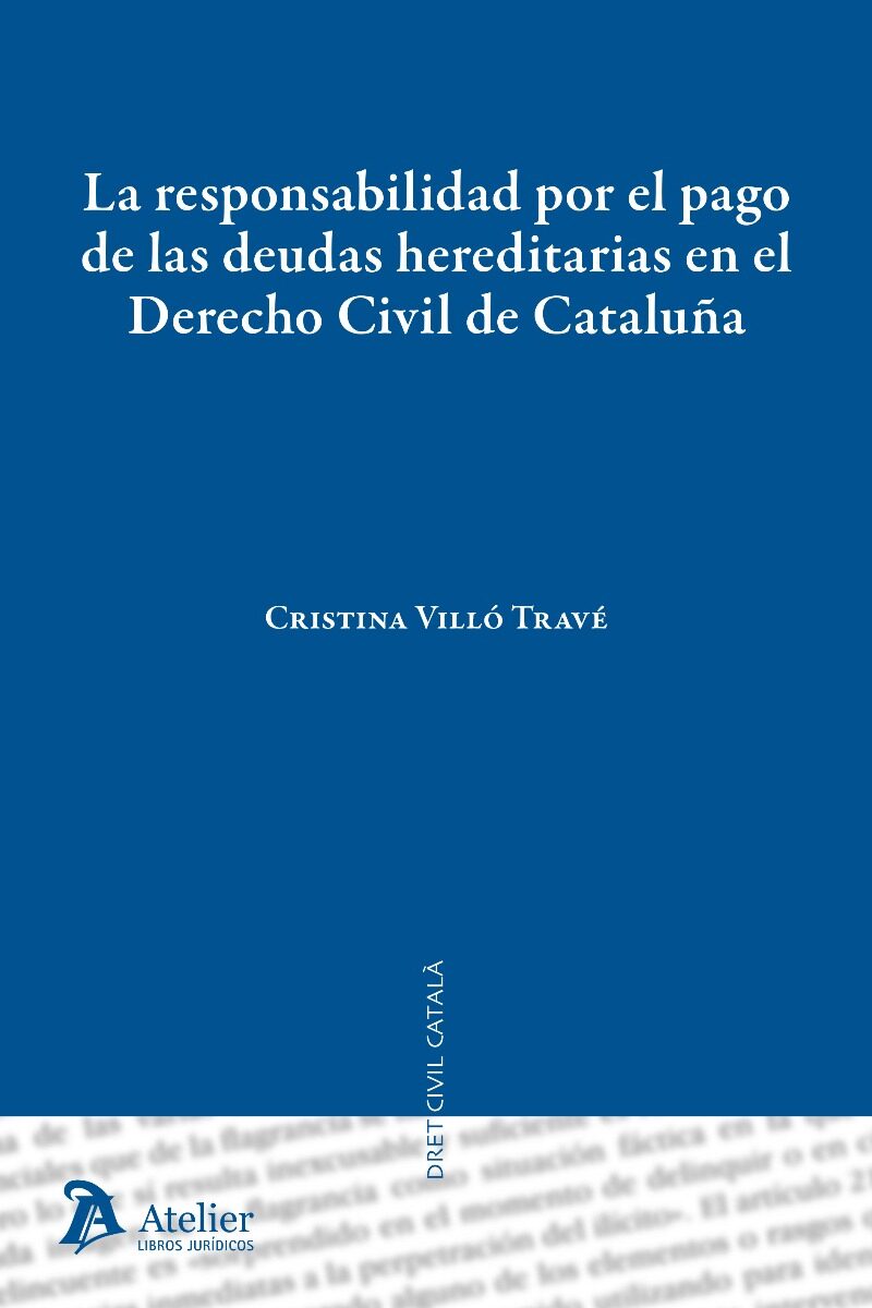 Responsabilidad por el Pago de las Deudas Hereditarias en el Derecho Civil de Cataluña-0