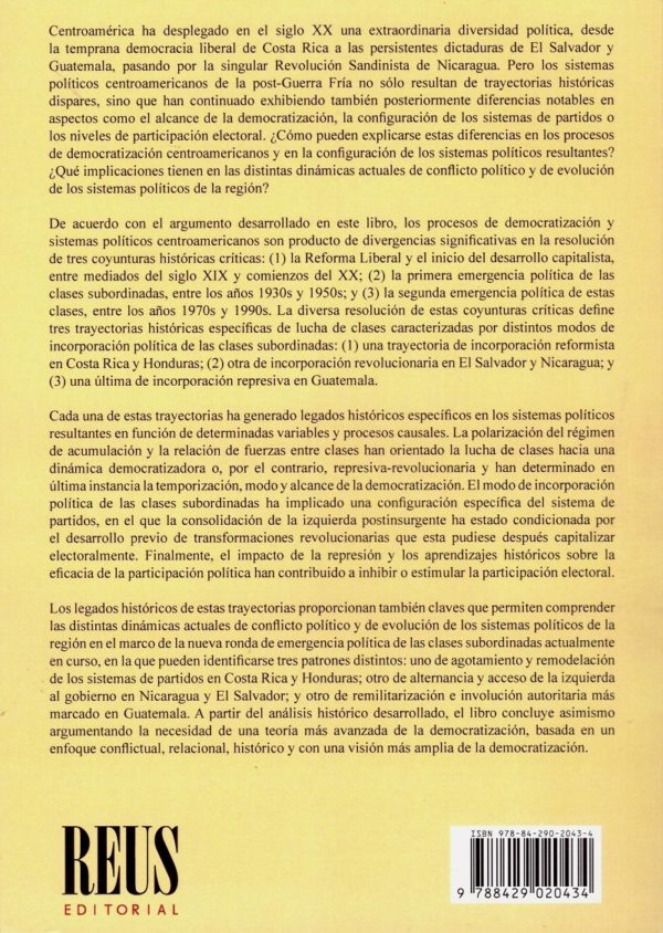 Lucha de Clases y Democratización en Centroamérica. Trayectorias y Legados Históricos-24966