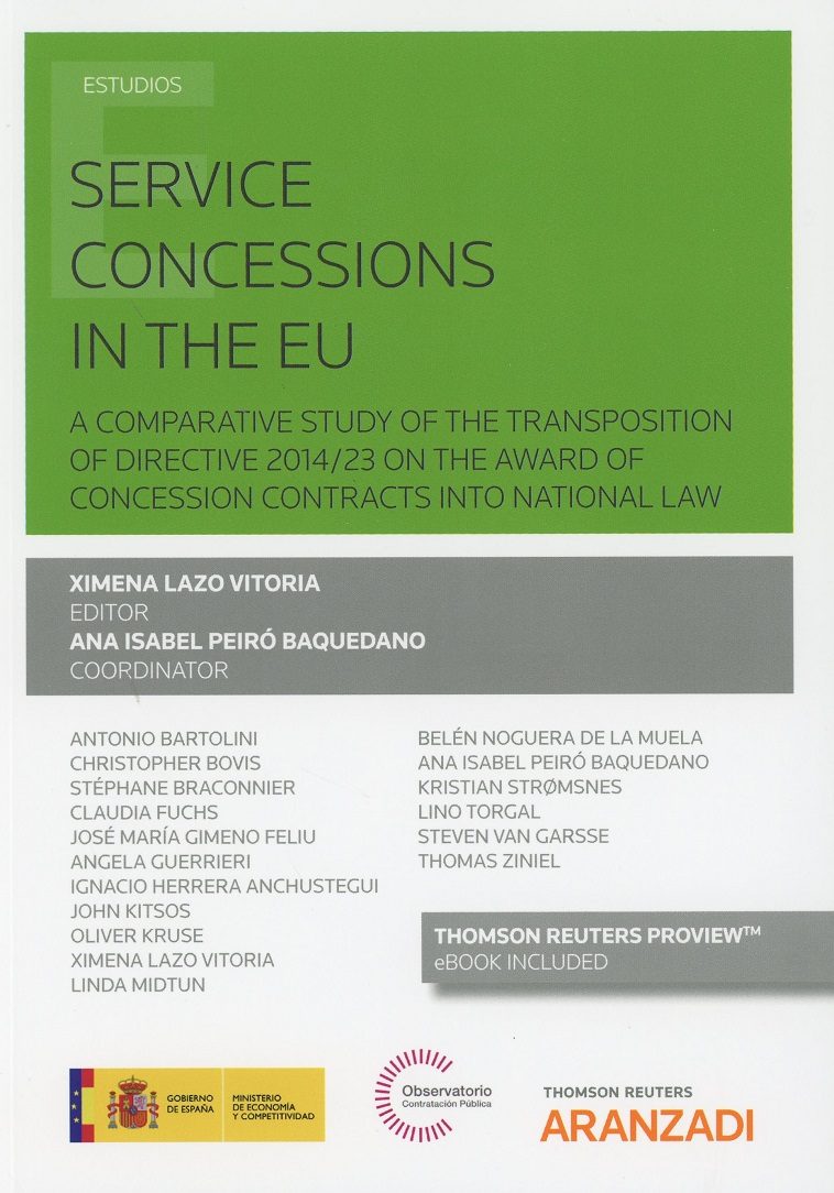 Service Concessions in The EU. A comparative Study of The Transposition of Directive 2014/23 on The Award of Concession -0