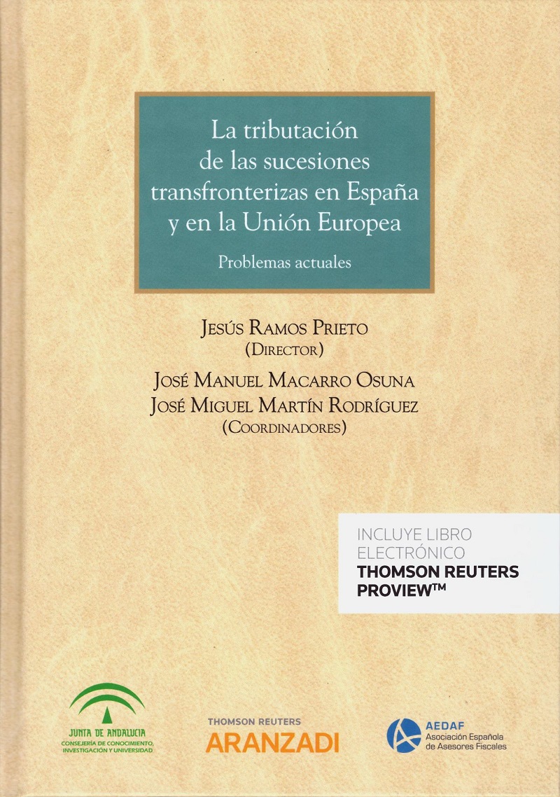 Tributación de las Sucesiones Transfronterizas en España y en la Unión Europea-0