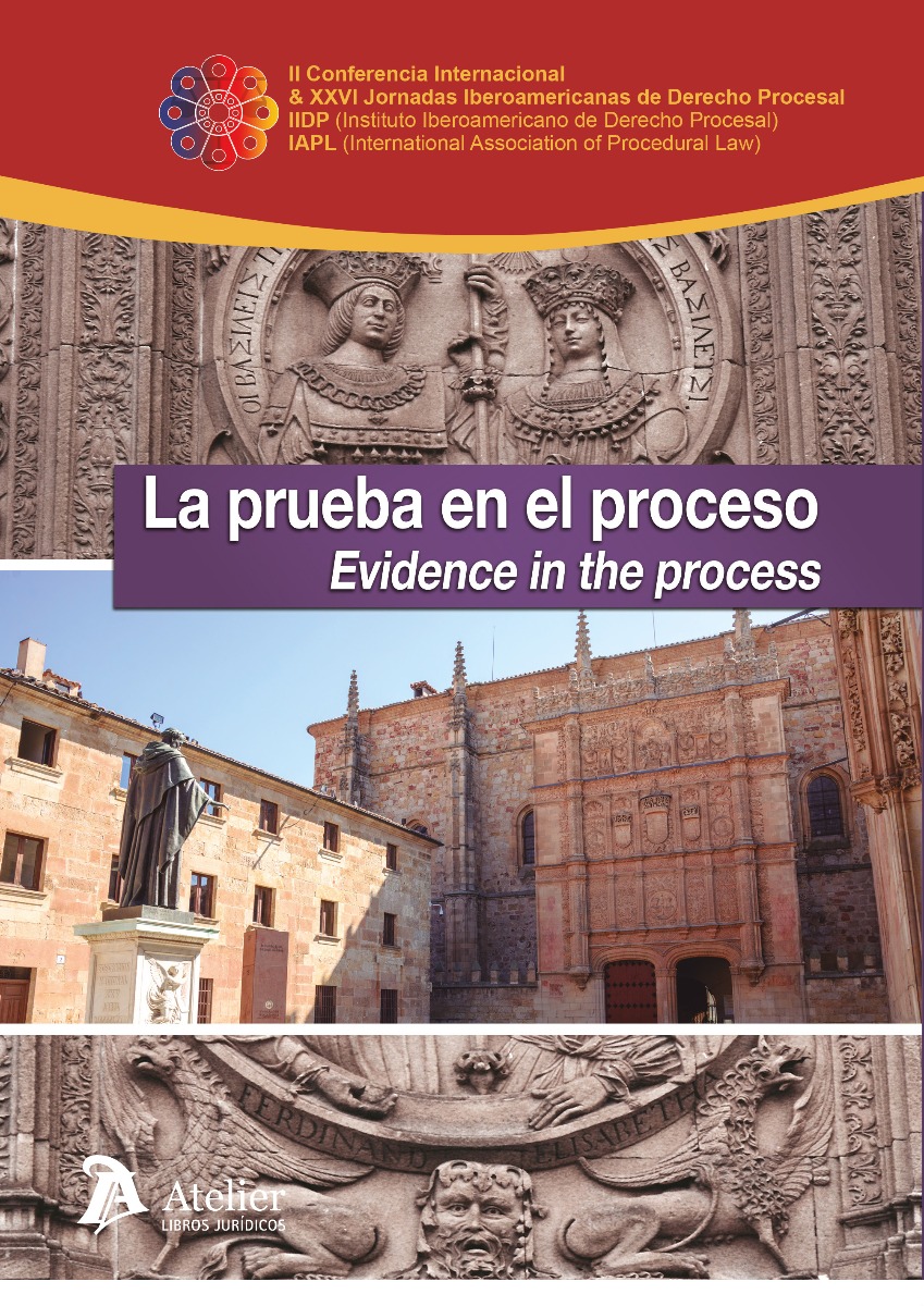 Prueba en el Proceso. Evidence in the Process XXVI Jornadas Iberoamericanas de Derecho Procesal-0