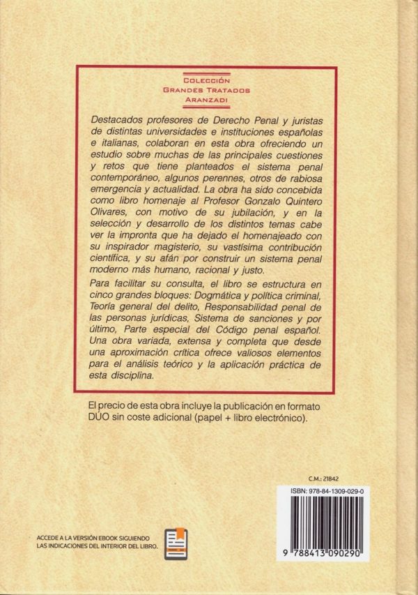 Represión Penal y Estado de Derecho. Homenaje al Profesor Gonzalo Quintero Olivares-26925