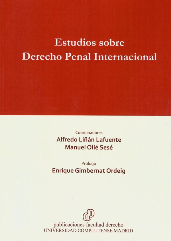 Estudios sobre Derecho Penal Internacional -0