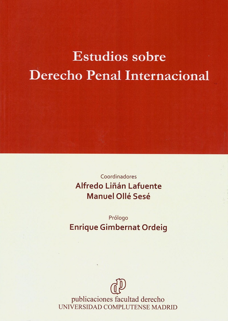 Estudios sobre Derecho Penal Internacional -0