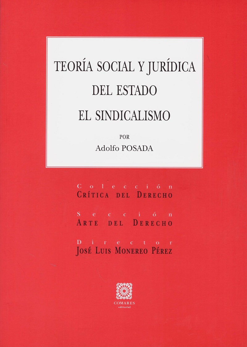 Teoría Social y Jurídica del Estado. El Sindicalismo -0