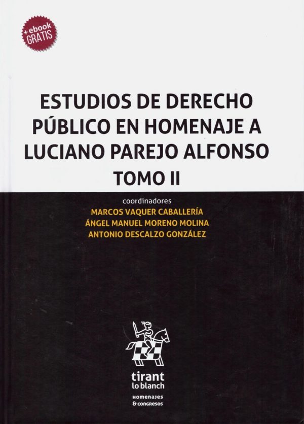 Estudios de Derecho Público en Homenaje a Luciano Parejo Alfonso, 3 tomos -23592