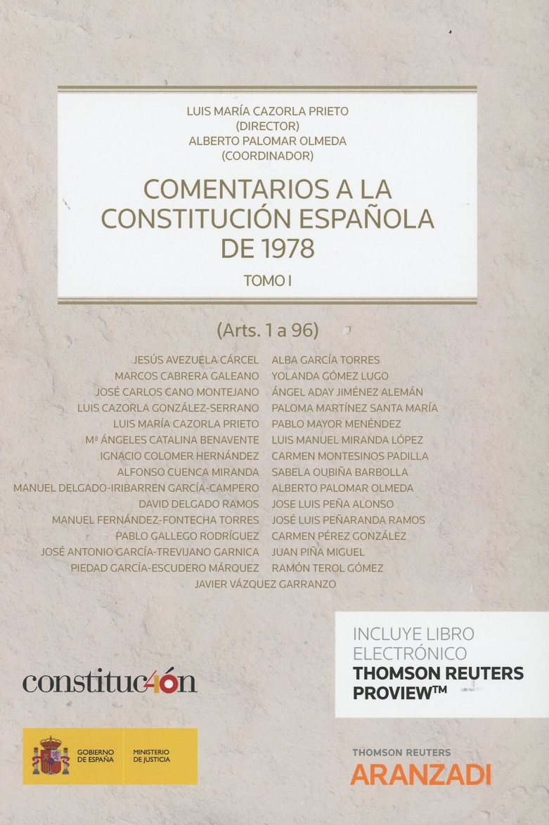 Comentarios a la Constitución Española de 1978, 2 Vols. -0