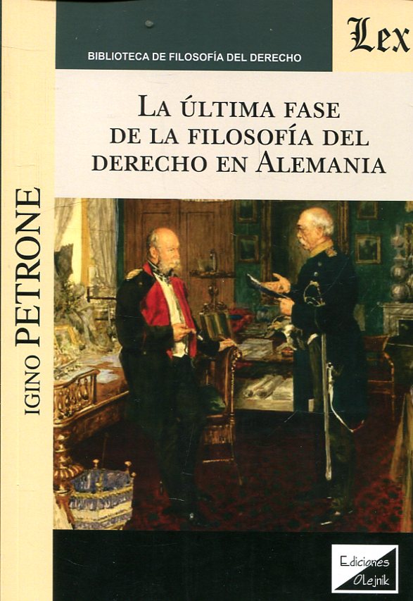 Ultima fase de la Filosofía del Derecho en Alemania -0