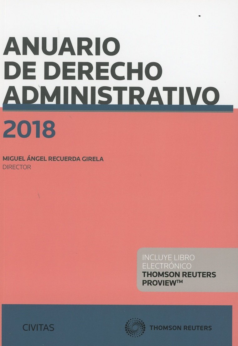 Anuario de Derecho Administrativo 2018 -0