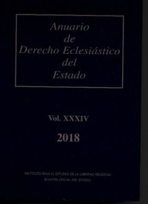 Anuario de Derecho Eclesiástico del Estado 2018 Vol. XXXIV -0