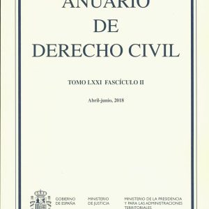 Anuario de Derecho Civil, 71/02. Abril- Junio 2018 -0