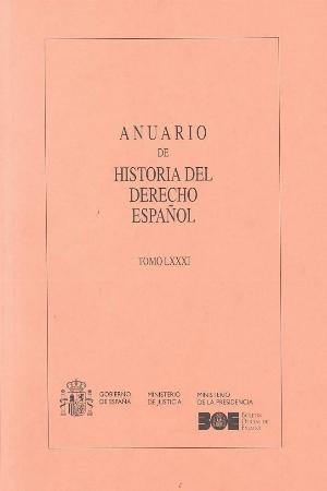 Anuario de Historia del Derecho Español 81 -0