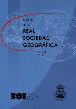 Boletín de la Real Sociedad Geográfica, Tomo CLII, 2017 -0