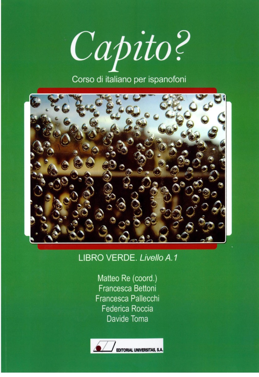 Capito? Corso di Italiano Per Ispanofoni Libro Verde Livello A. 1-0
