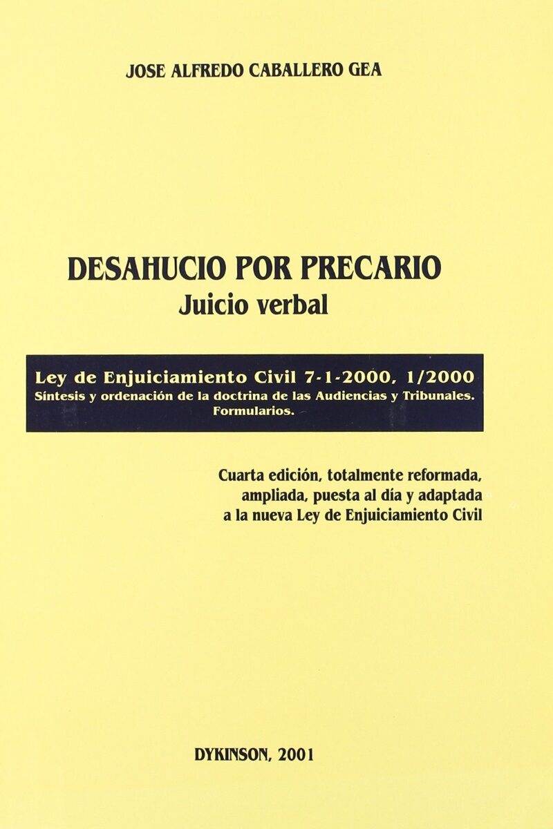 Desahucio por Precario. Juicio Verbal -0