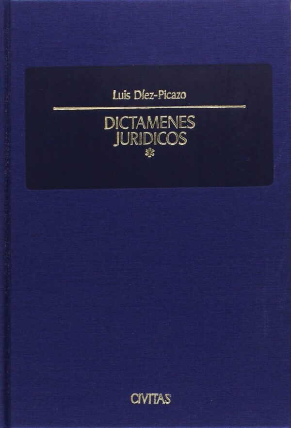 Dictámenes Jurídicos I DIÉZ PICAZO / 9788473981262