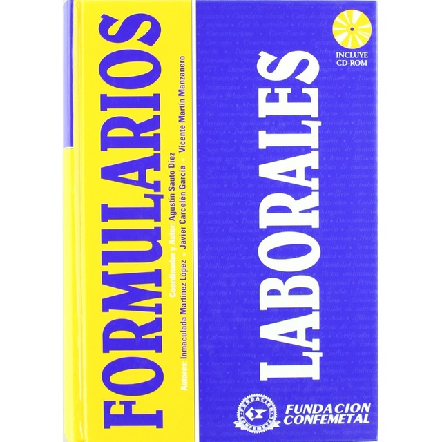 Formularios Laborales. Incluye CD-ROM. -0