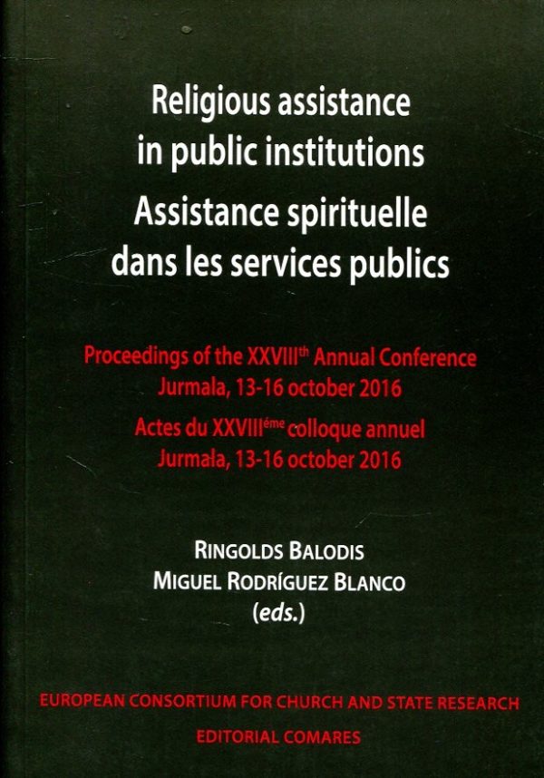 Religious Assistance in Public Institutions Assistance Spirituelle dans les Services Publics -0