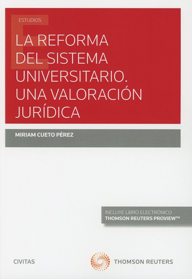 Reforma del Sistema Universitario. Una Valoración Jurídica-0