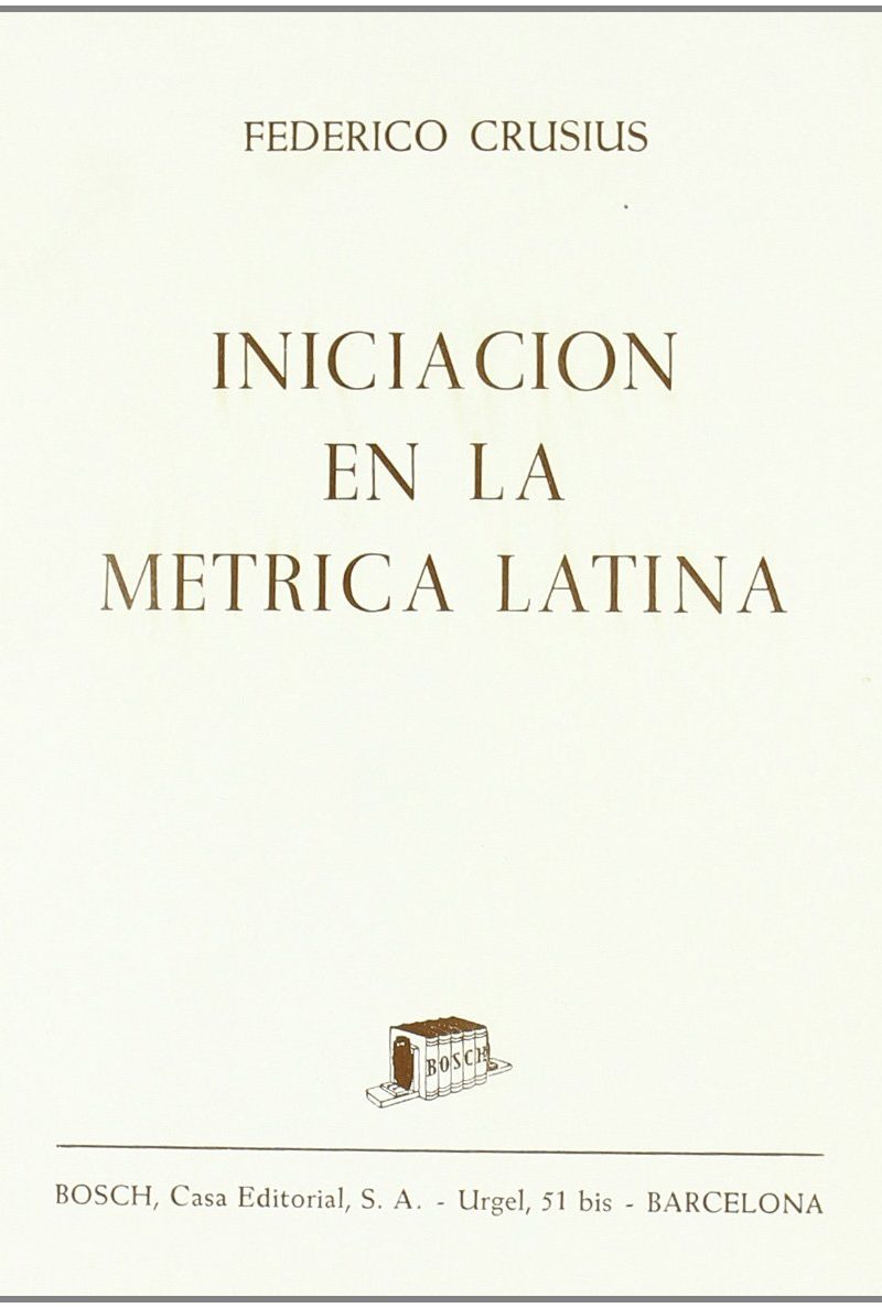 Iniciación en la métrica latina -0