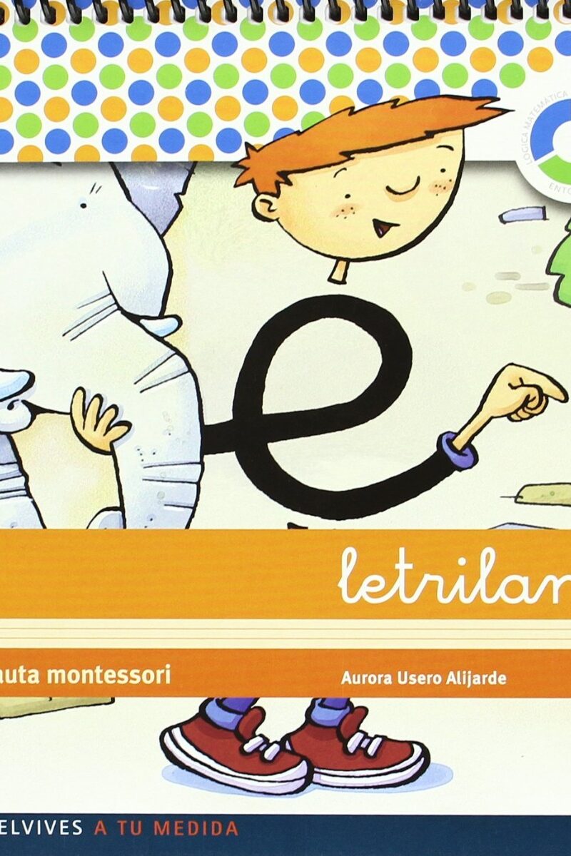 Letrilandia 1. Cuaderno de Escritura. Pauta Montessori. Espiral-0