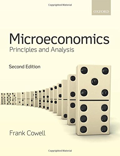 Microeconomics. Principles and Analysis -0