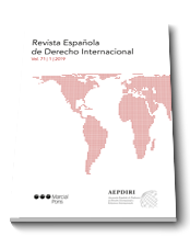 Revista Española de Derecho Internacional 2019.Vol. LXXI. 2 Números al Año. -0