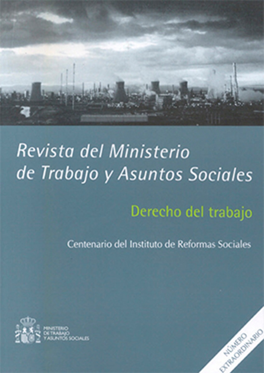 Revista Ministerio Trabajo. Centenario de Reformas Sociales. Nº Extraordinario.-0