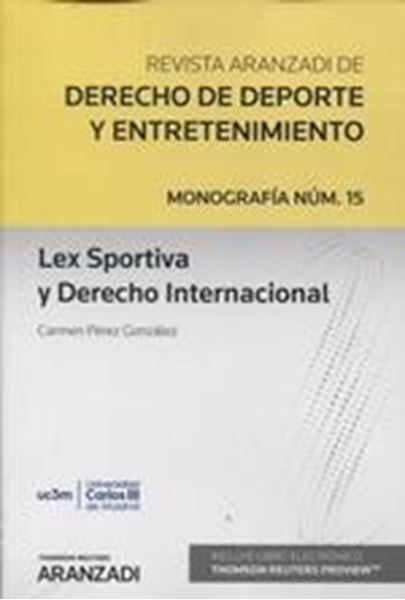 Lex Sportiva y Derecho Internacional Monografía Asociada a Revista del Deporte -0