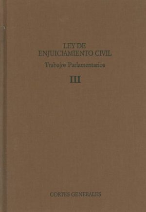 Ley de Enjuiciamiento Civil, 3 vols. Trabajos Parlamentarios-0