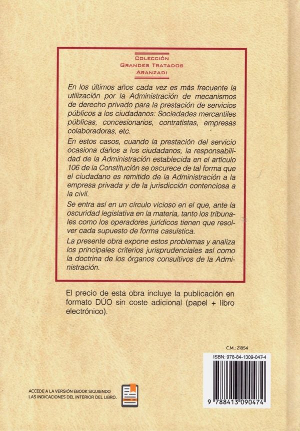 Responsabilidad Patrimonial de la Administración y Privatización de Sevicios Públicos-23913