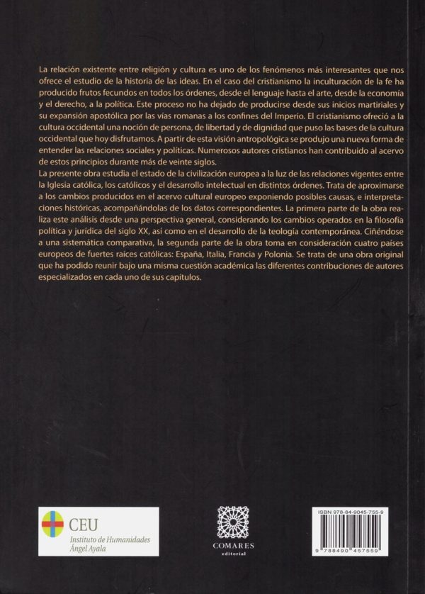 Luces y Sombras de la Cultura Católica en el Siglo XX Aproximación General y Análisis Comparado -32357