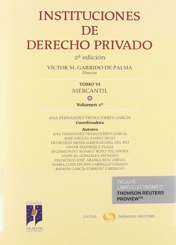 Instituciones de Derecho Privado. 06/01 Mercantil -0