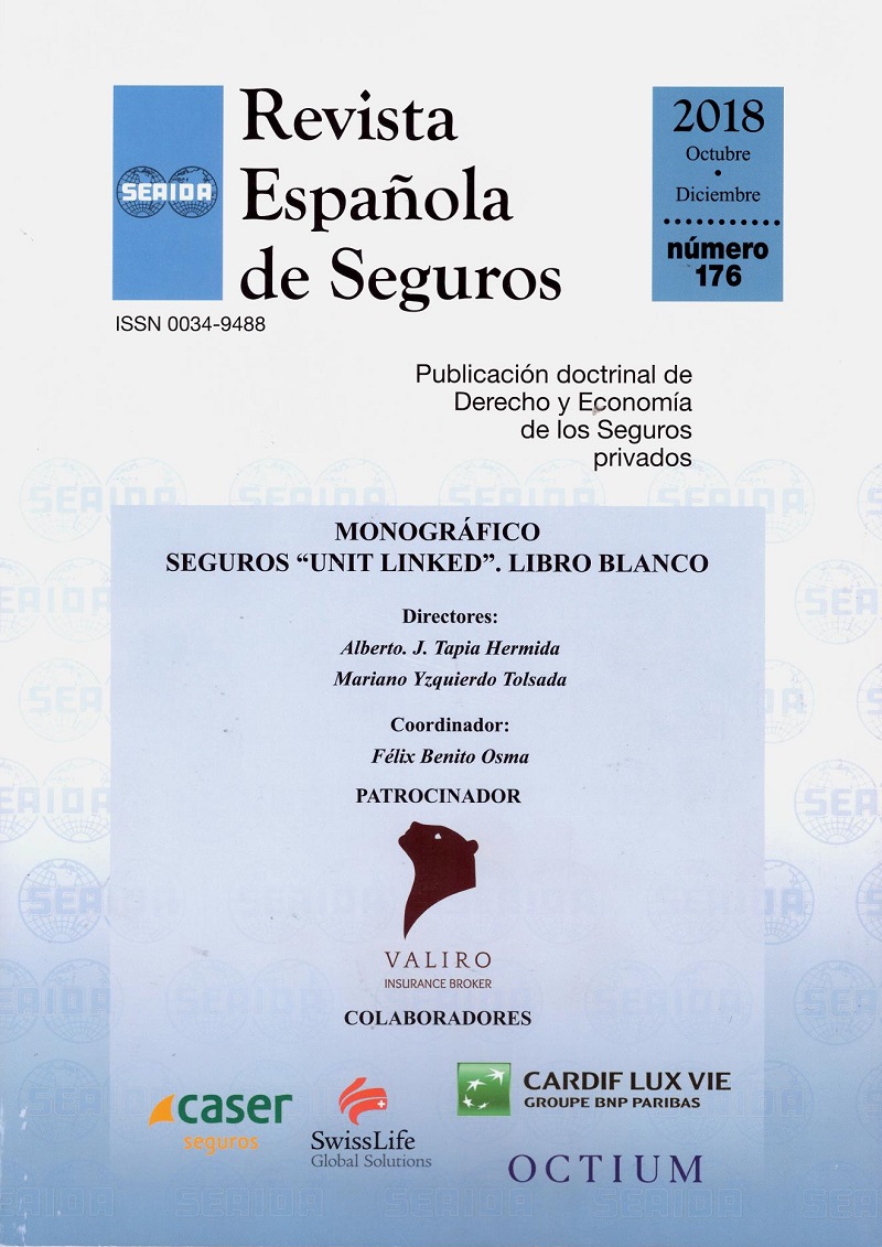 Revista Española de Seguros, Nº 176. Octubre-Diciembre 2018 -0