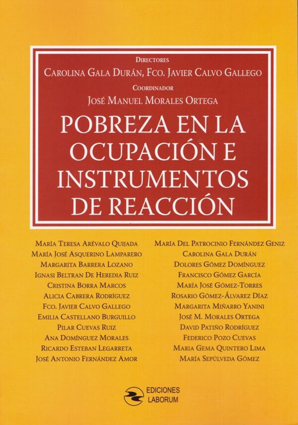 Pobreza en la ocupación e instrumentos de reacción -0