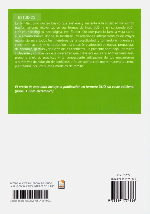 Solución Alternativa de Conflictos en los Nuevos Modelos de Familia-23931