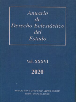 Anuario de Derecho Eclesiástico del Estado 2020 Vol. XXXVI