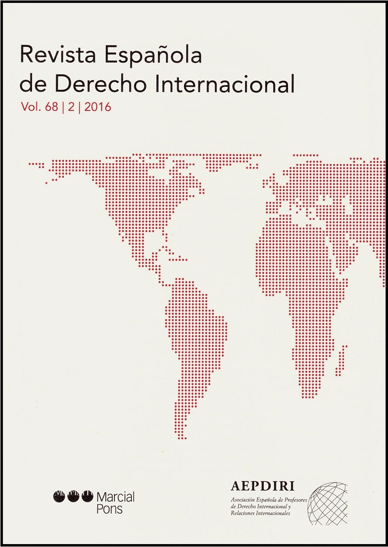 Revista Española de Derecho Internacional 2016 Vol. LXVIII-2 -0